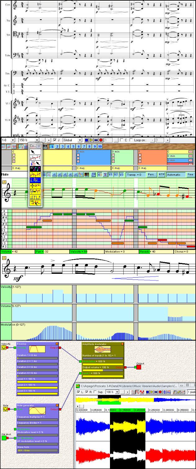Tools to help you to compose and write your own music intuitively.